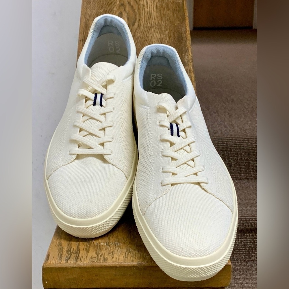 Men’s 12.5 Rothy’s RS02 Bone White Sneakers Casual Athletic Shoes